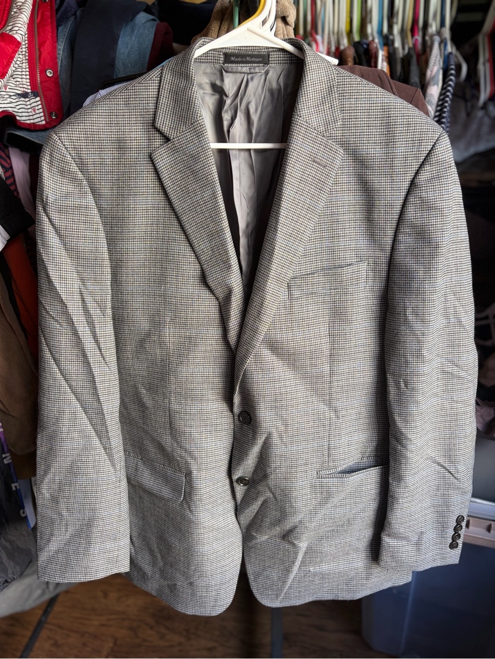 Lauren Ralph Lauren Men's Glen Plaid Sport Coat in Grey 44R